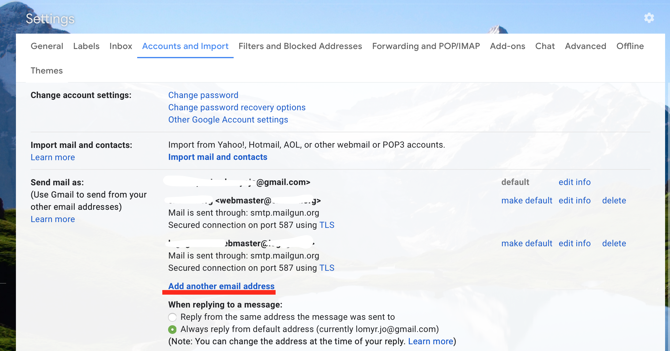Gmail 添加 Mailgun 发件服务器